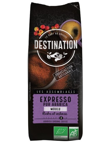 Destination Cafe Molido Expresso Arabica Bio 250G