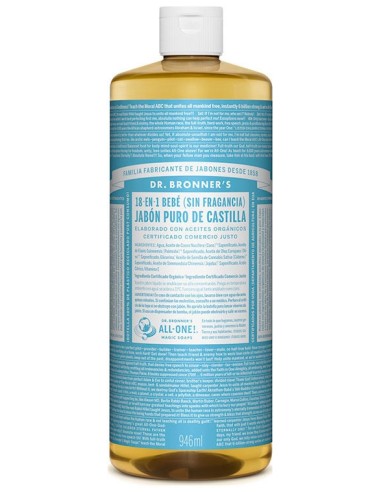 Dr. Bronner'S Jabón Líquido Bebé Neutral 946Ml