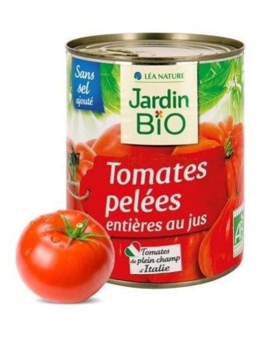 Jardin Bio Tomates Enteros Pelados 800G