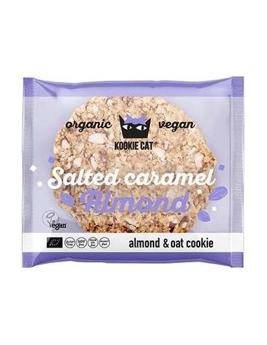 Kookie Cat Galleta Almendra Con Caramelo Y Sal 50G