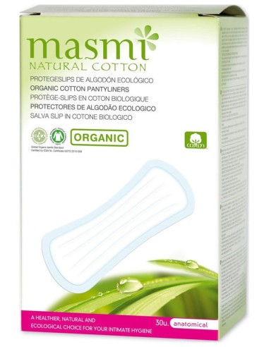 Protegeslips Anatomicos Masmi Natural Cotton