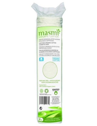 Discos Desmaquillante Masmi Natural Cotton