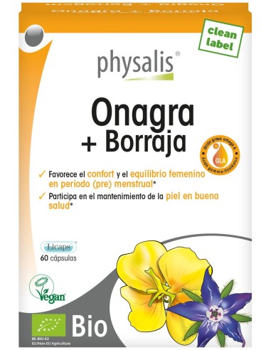 Physalis Onagra Y Borraja 60Caps