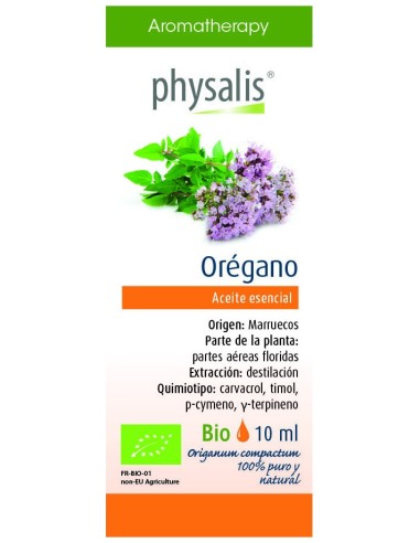 Physalis Aceite Esencial De Orégano Bio 10Ml