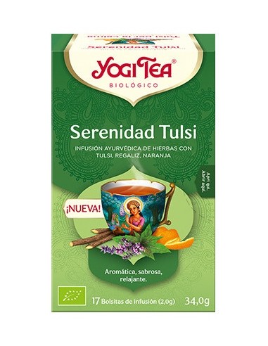 Yogi Tea Serenidad Tulsi 17 Bolsitas X 2 G