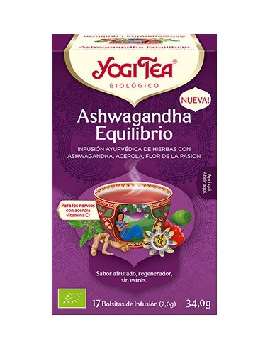 Yogi Tea Ashwagandha Relajación 17 Sobres