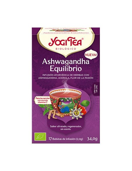 Yogi Tea Ashwagandha Relajación 17 Sobres