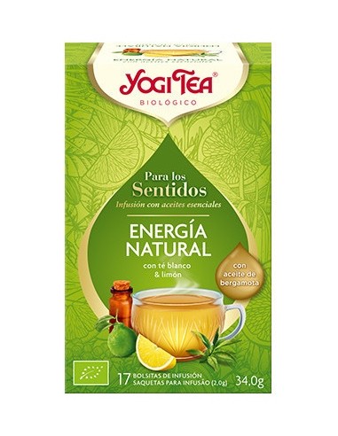 Yogi Tea Para Los Sentidos Energia Natural 20 Bols