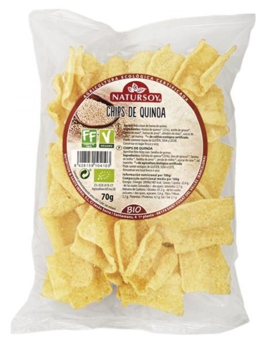 Natursoy Chips De Quinoa Eco 70G