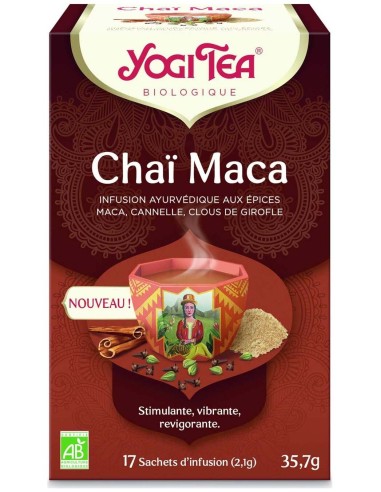 Yogi Tea Maca Chai Organic 17 Bolsitas