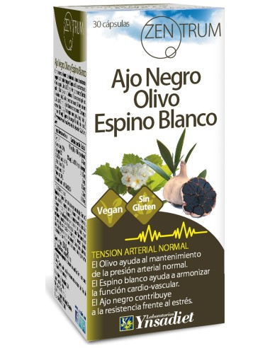 Zentrum Ajo Negro Espino Blanco Olivo 30 Caps