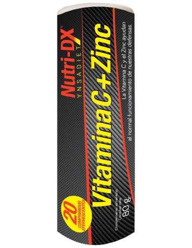 Vitamina C + Zinc 20 Comp Efervescentes