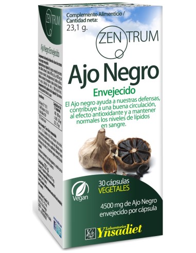 Zentrum Extracto Ajo Negro Forte 30 Caps