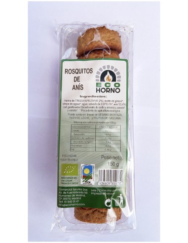 Rosquitos De Espelta Y Anis 150 G