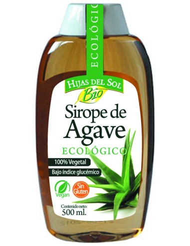 Sirope De Agave Bio 500 Ml Hijas Del Sol