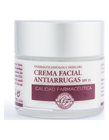 Calidad Farmaceutica Crema Facial Antiarrugas Spf15 50Ml