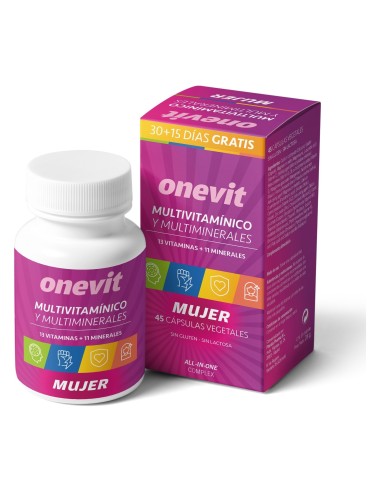 Onevit Multivitaminico Mujer 30+15 Vcaps