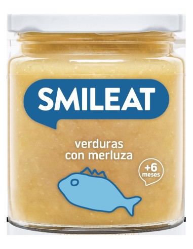 Smileat Potito Bio Sabor Verduras Con Merluza 230G