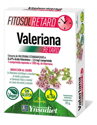 Ynsadiet Fitosol Retard Valeriana 30Comp