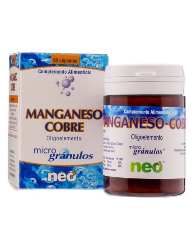 Microgranulos Manganeso Cobre 50 Caps