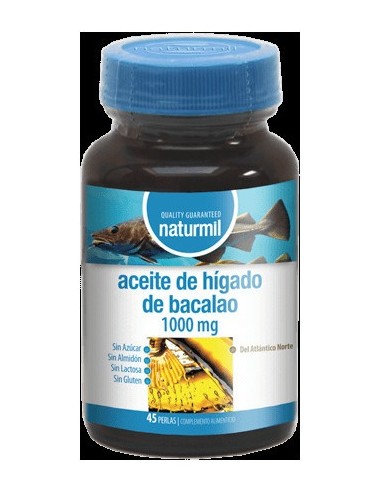 Naturmil Aceite De Higado De Bacalao 1000 Mg 45 Perlas