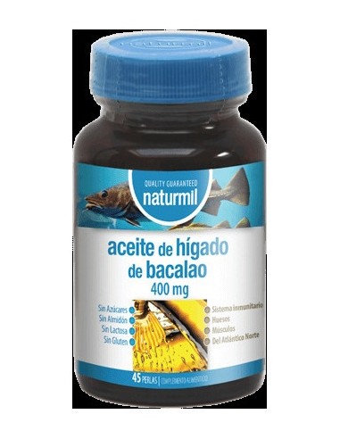 Naturmil Aceite De Higado Bacalao 400Mg 45Caps