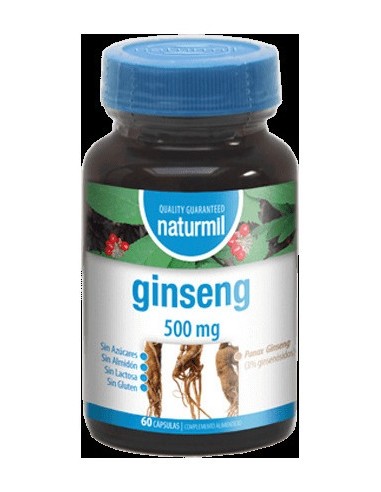 Naturmil Ginseng 500Mg 60 Capsulas