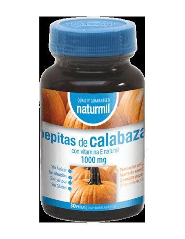 Naturmil Pepitas De Calabaza 1000 Mg 30 Perlas