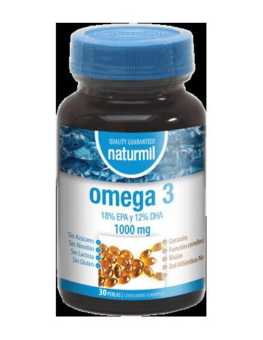 Naturmil Omega 3 Epa 18% E Dha 12% Con Vitamina E 1000 Mg 30 Per