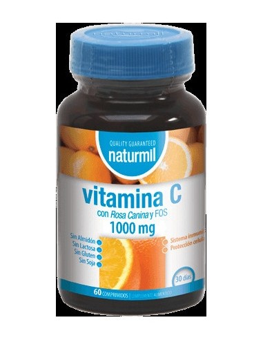 Vitamina C Con Escaramujo 1000 Mg  60 Comp