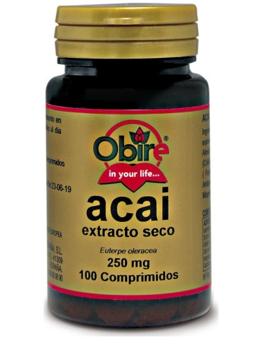 Obire Acai 250Mg 100 Comprimidos