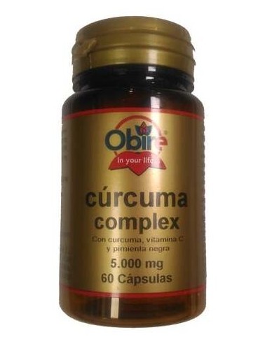 Curcuma 5000 Mg (95%) +Vit C+ Pimienta 60 Caps