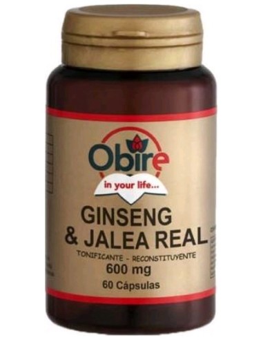 Obire Ginseng Y Jalea Real 600Mg 60Cáps