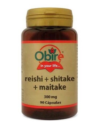 Obire Reishi Shitake Maitake 300Mg 90Caps