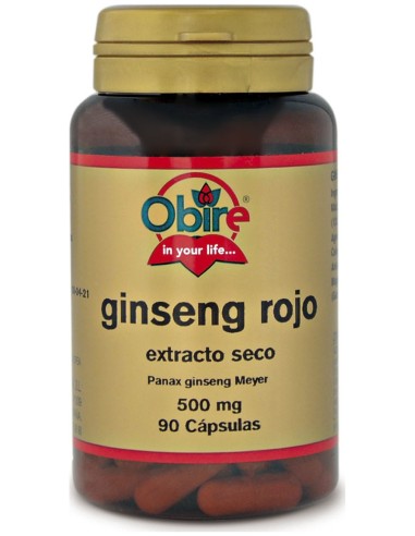 Ginseng Rojo  Ext Seco  500 Mg  90 Caps