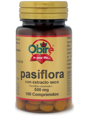 Pasiflora 180 Mg Extracto Seco  100 Comp