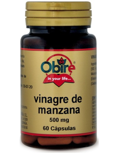 Vinagre De Manzana 500 Mg  60 Caps