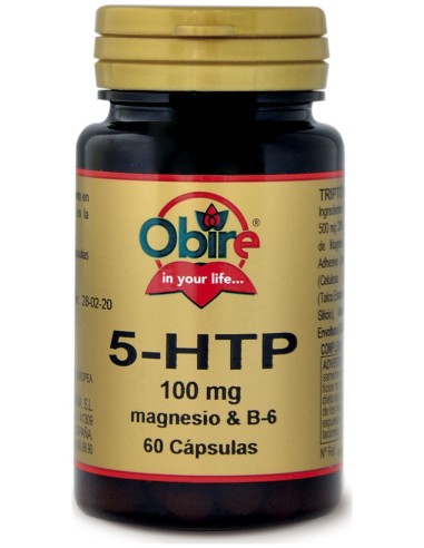 Obire Triptófano (5-Htp 100 Mg) + Magnesio + B-6 60Cáps