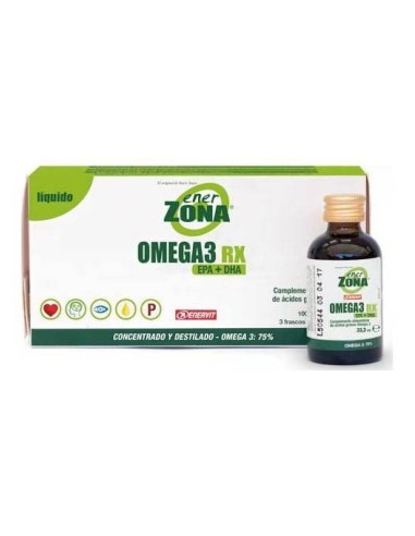 Enerzona Omega 3 Rx 3 Frascos De 33Ml