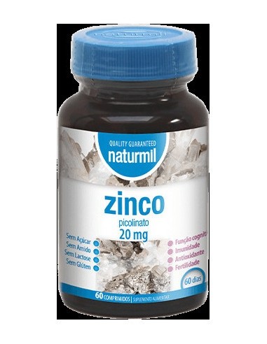 Naturmil Zinc 20Mg Picolinato 60Comp