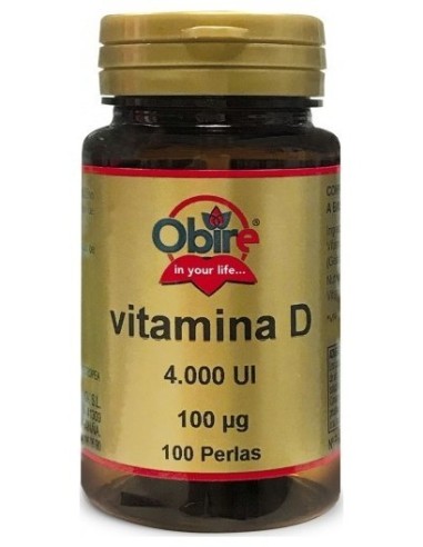 Vitamina D3 100 Mcg 4000Ui 100 Perlas