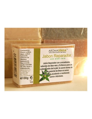 Aromasensia Jabón Reparador Con Aloe Vera 100 Gr