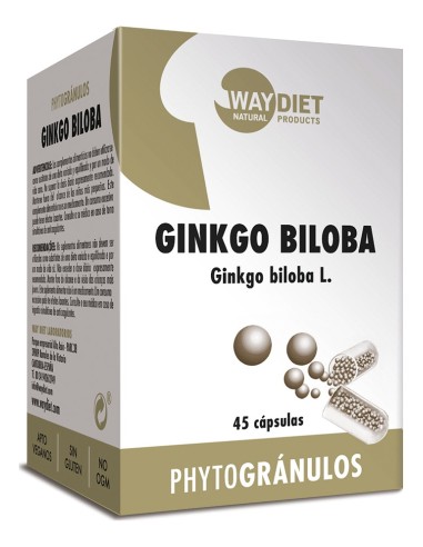 Waydiet Natural Ginko Biloba Phytogranulos 45Caps