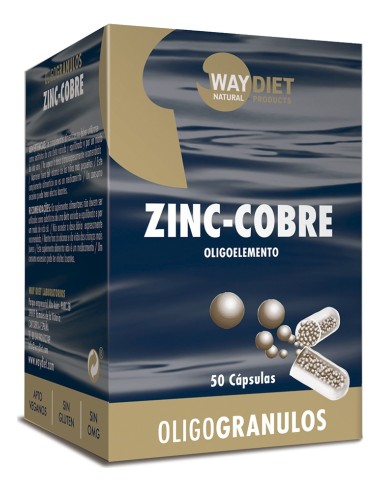 Zinc-Cobre Oligogranulo 50 Caps