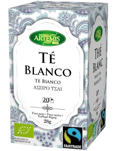 Te Blanco Fair Trade Eco Bolsitas 20 Filtros