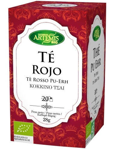 Te Rojo Puerh Bolsitas Eco 20 Filtros