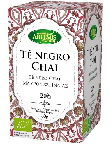 Artemis Te Negro Chai 20 Bolsitas