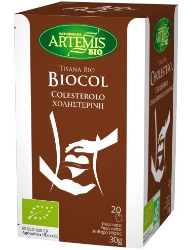 Caja Tisana Biocol Colesterol T Eco 20 Filtros