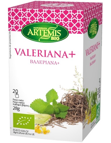 Artemis Bio Valeriana Plus Eco 20 Filtros