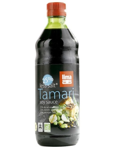 Tamari 25% Menos Sal Lima 1 Litro